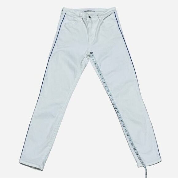 J Brand Women's Alana Skinny Fit Jeans - Comfortable White, Size 28 | Very Good - Picture 8 of 10